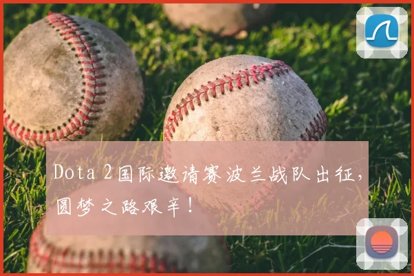 Dota 2国际邀请赛波兰战队出征，圆梦之路艰辛！
